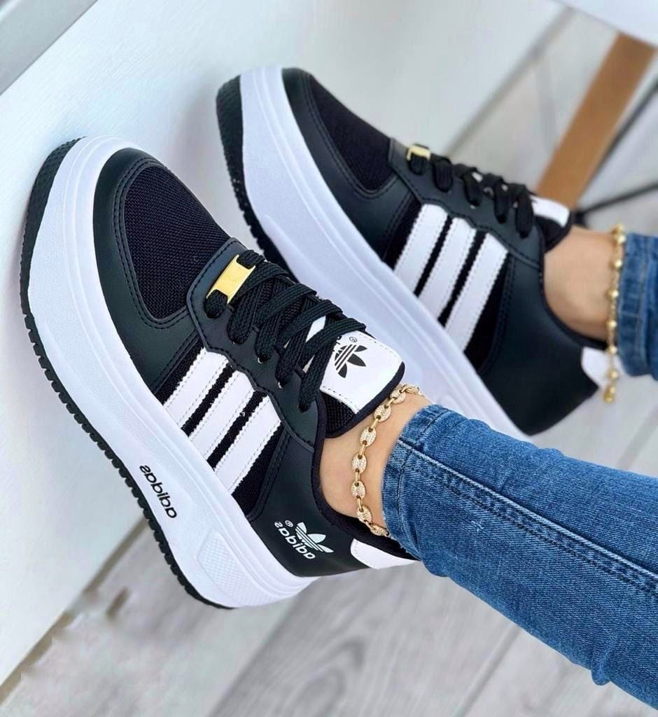 Adidas Diamond Blanco Dorado Dama